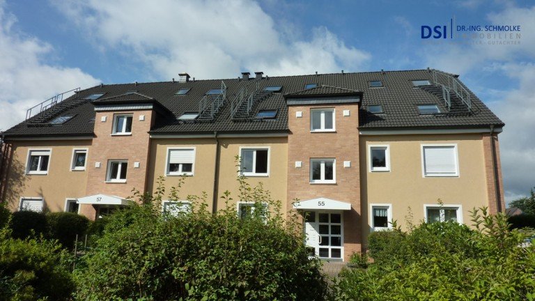 R�ckw�rtige Ansicht Hilden Maisonettewohnung Helle 3-Zimmer-Wohnung mit Balkon in Hilden!