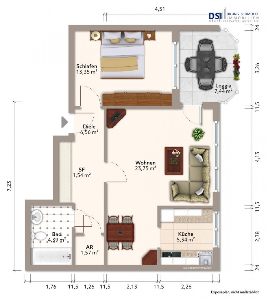 Grundriss Etagenwohnung Br�hl