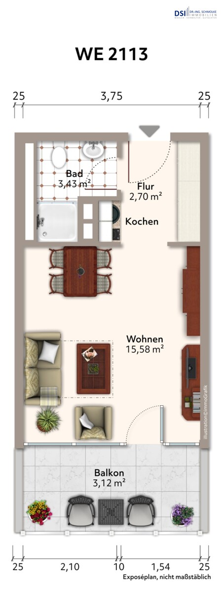 Grundriss Etagenwohnung K�ln