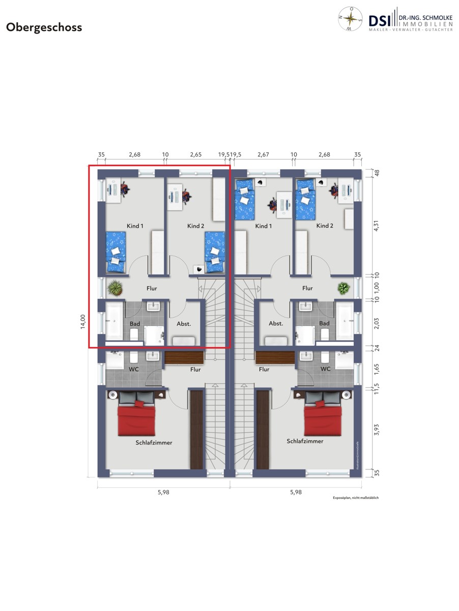 Obergeschoss links Maisonettewohnung K�ln / Wahn