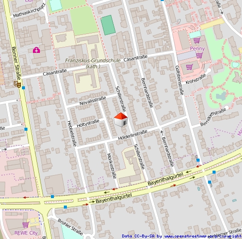 Lageplan Einfamilienhaus K�ln