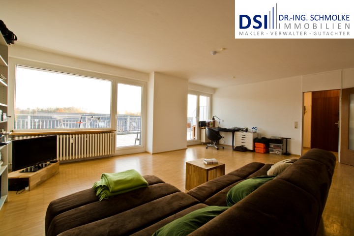 Wohnzimmer Penthousewohnung K�ln / Br�ck