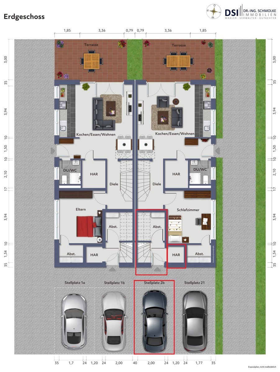 Erdgeschoss rechts Maisonettewohnung K�ln / Wahn