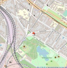 Lageplan Hochwertige B�ror�ume mit Wohneinheit N�he Volksgarten/Eifelplatz