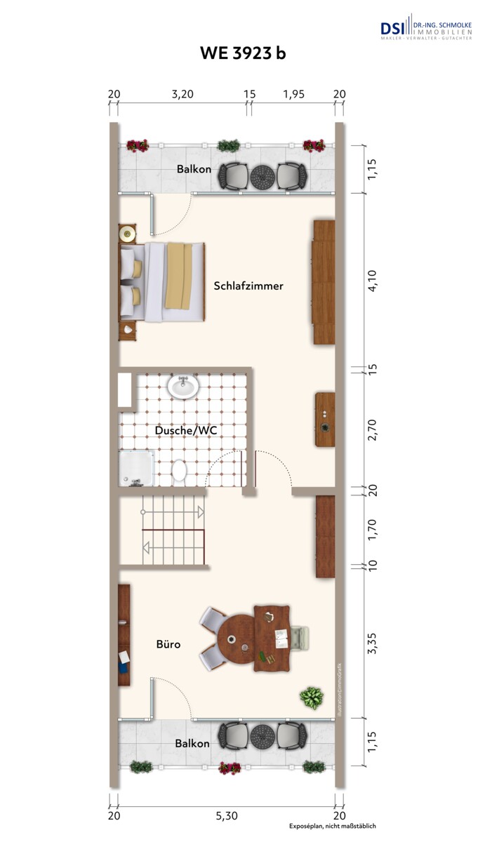 Grundriss 40. Etage Etagenwohnung K�ln