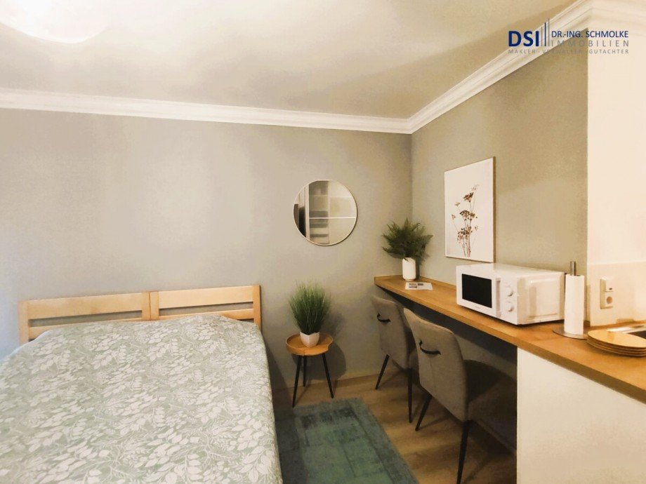 Wohn- und Schlafbereich Etagenwohnung K�ln