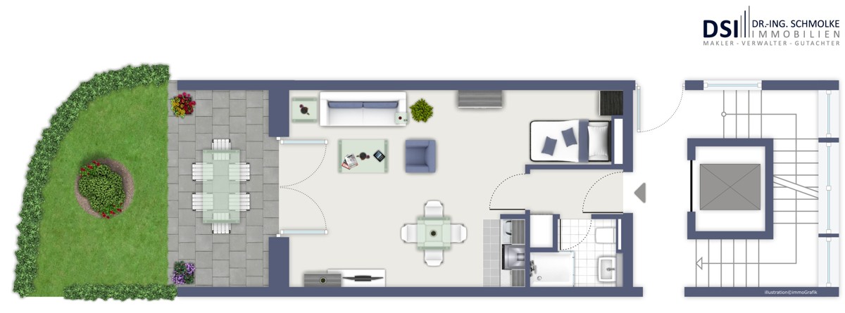 Grundriss Erdgeschosswohnung K�ln
