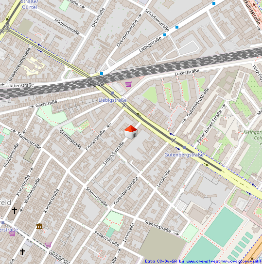 Lageplan Dachgeschosswohnung K�ln / Ehrenfeld