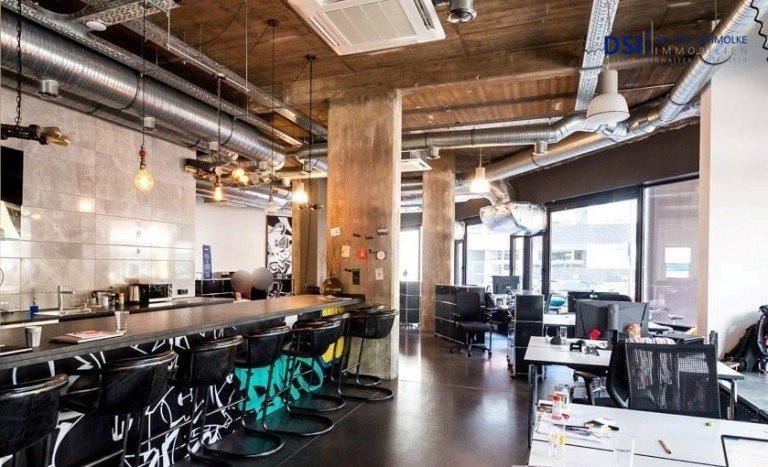 DSI - CoWorking Fl�che EG K�ln / Altstadt-S�d B�rofl�che LOFT-artige Fix-Desk CoWorking-Arbeitspl�tze N�he Barbarossaplatz!