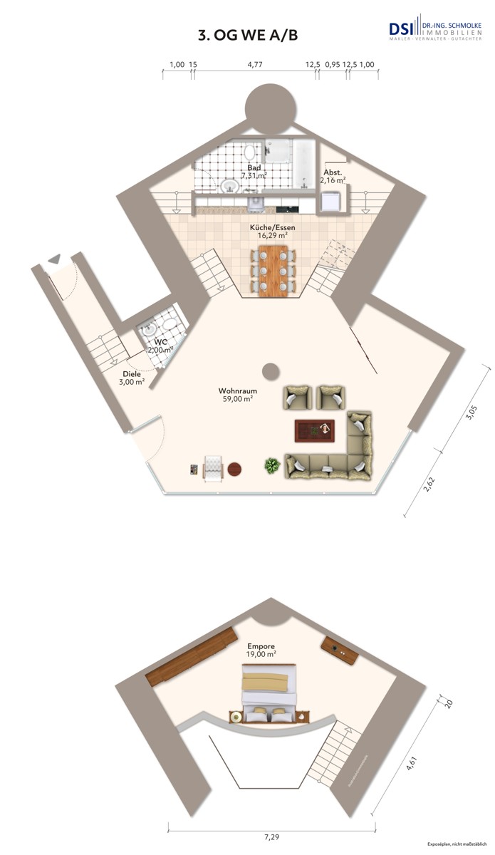 Grundriss B�rofl�che K�ln